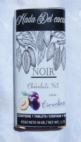 Tableta De Chocolate 96% X Unidad - Edicion Especial Frutos