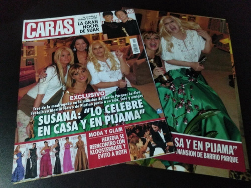 Susana Gimenez * Tapa Y Nota Revista Caras 1478 * 2010