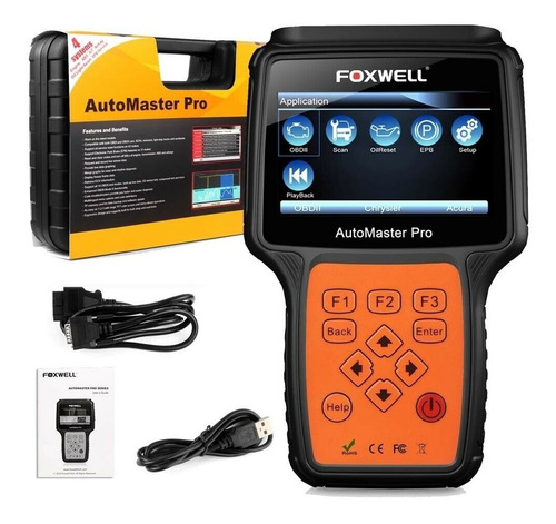 Scanner Automotivo Foxwell Nt614 Todas As Montadoras