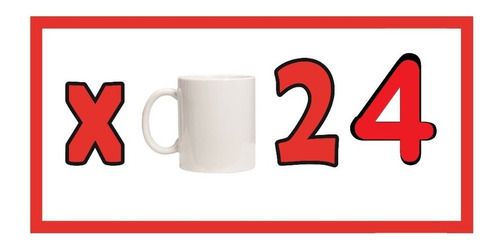 Taza Blanca 11oz Para Sublimación Tlp Sublimar Caja Con 24