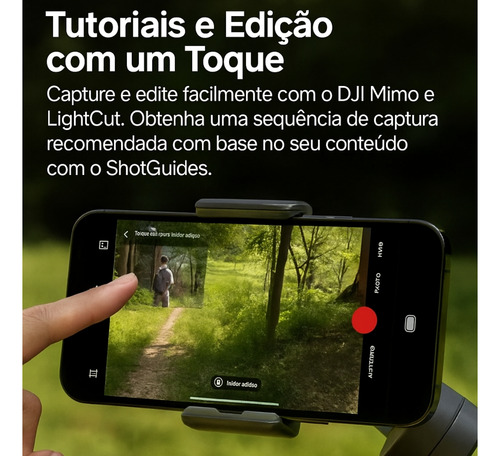 Gimbal Celular Dji Osmo Mobile 7p Estabilizador C/ Módulo