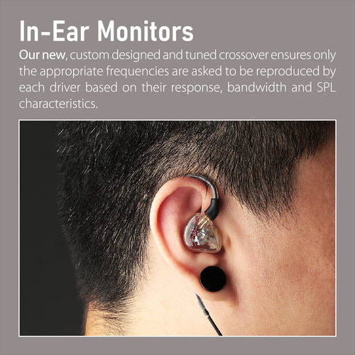 Auriculares Con Monitor Intraural Xvive T9 Dual Knowles Ba D