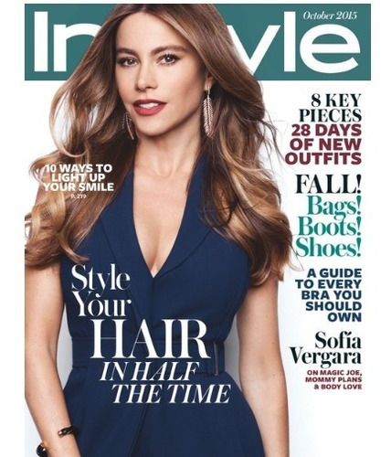 Revista In Style Octubre 2015 En Inglés