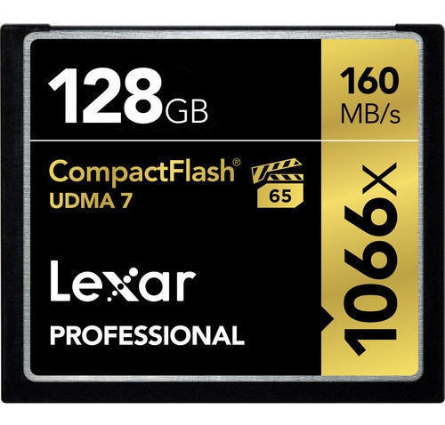 Tarjeta De Memoria Lexar 128gb Compactflash 1066x Udma