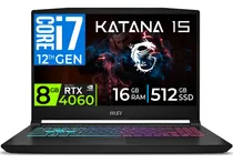 Comprar Msi Katana 15 B12vfk Core I7 12th 16gb 512gb Rtx 4060 15.6'