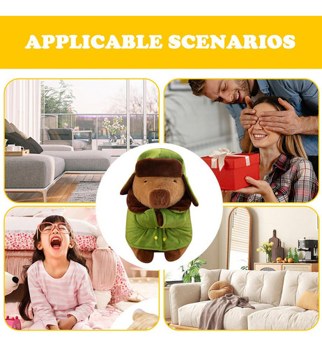 Para Almohada De Felpa De Capibara Felpa De Capibara Muñeco