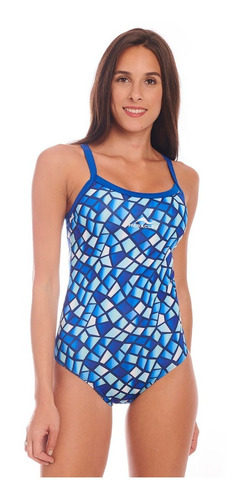 Traje Baño Malla Natacion Resiste Cloro Heracles Bretel Fino