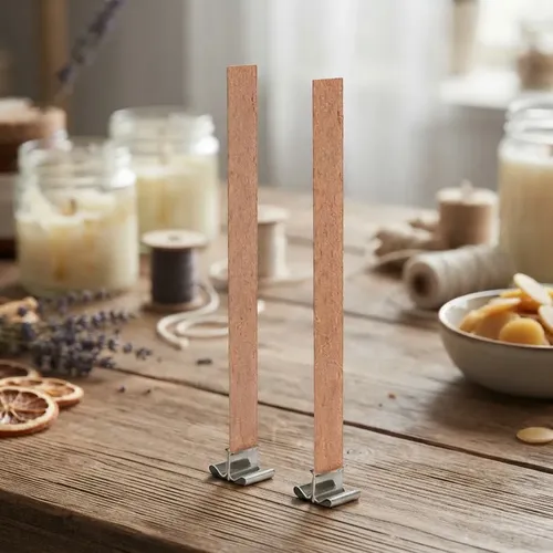 Pavios de madeira para velas 13 cm (30 unidades)