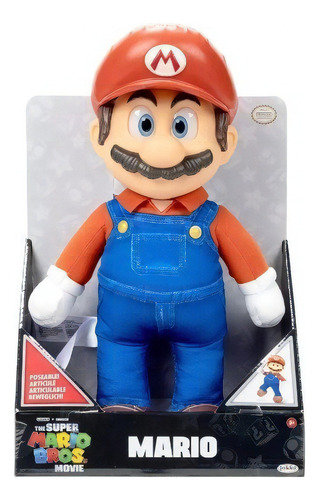 The Super Mario Bros Movie - Peluche Mario - 35 Cm Alto