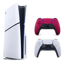 Comprar Consola Playstation 5 Slim Lectora De Discos + Mando Rojo