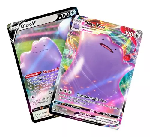 Carta pokemon Ditto V Shiny Destinos Brilhantes