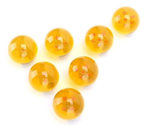 Juego De 7 Bolas De Cristal Jp Anime Dragonball Z Stars (bol
