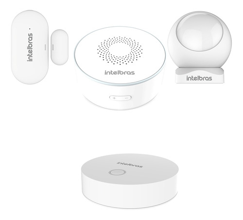 Alarme S/ Fio Casa Inteligente Wifi Smart Iss 1001 Intelbras