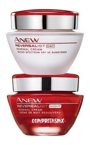 Set Anew Reversalist Crema Noche Y Dia Con Gel De Limpieza