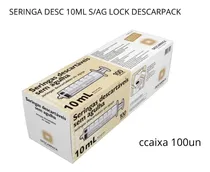 Comprar Seringa Descartável 10ml Sem Agulha Descarpack 100un