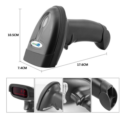 Lector De Código De Barras Inalámbrico Netum Nt-1698w