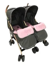 Comprar Coche Baston Gemelar Mellicero Facil Traslado Nuevos Ebaby Color Rosa Color del chasis Negro