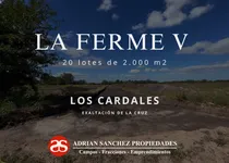Comprar Loteo La Ferme V: 20 Lotes De 2.000 M2 - Barrio Abierto Sin Expensas - Con Financiación