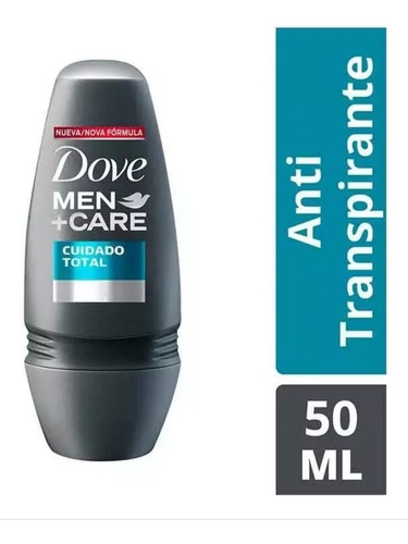 Dove Men Desodorante En Roll On Cuidado Total 50ml Pack X 2