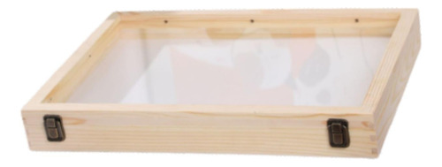 Caja De Sombra Marco De Fotos Caja De Almacenamiento Madera
