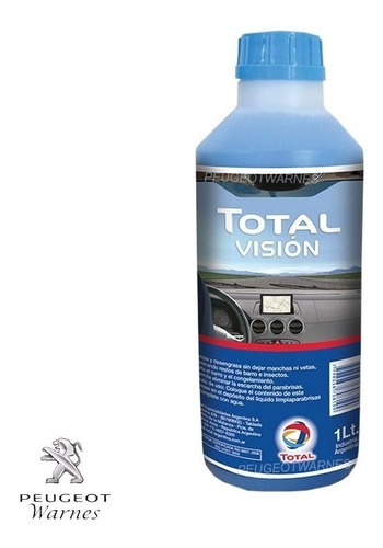 Imagen 1 de 10 de Liquido Lavaparabrisas Para La Linea Peugeot Total Vision