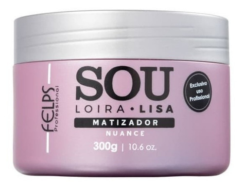 Felps Creme Alisante Xblond Sou Loira Matizador 300 G