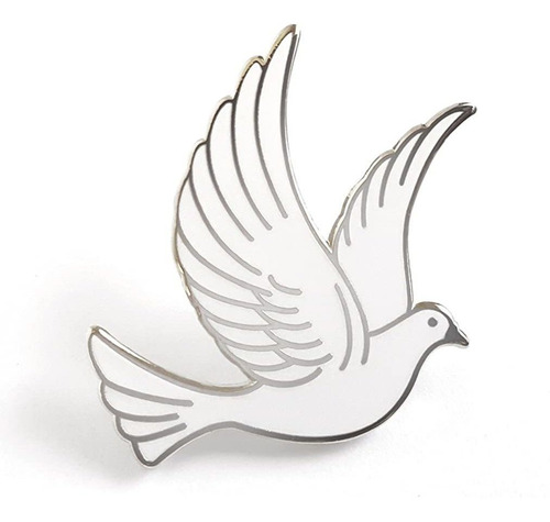 Imagen 1 de 3 de Paloma Blanca Lapel Pin