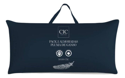 Imagen 1 de 6 de Pack 2 Almohadas Cojín Ultra Suave Sueño Profundo