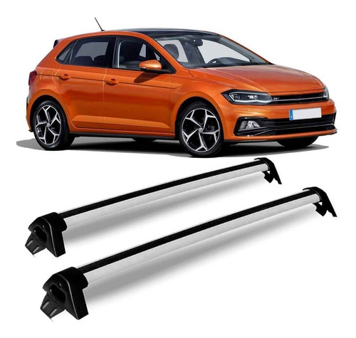 Rack Teto Polo 2018 2019 Bagageiro Aluminio Prata