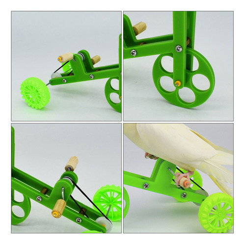 1 Juego De Divertidos Juguetes Para Loros En Bicicleta, Acce
