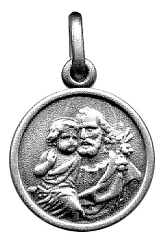 Medalla San José 16 Mm Plata 900