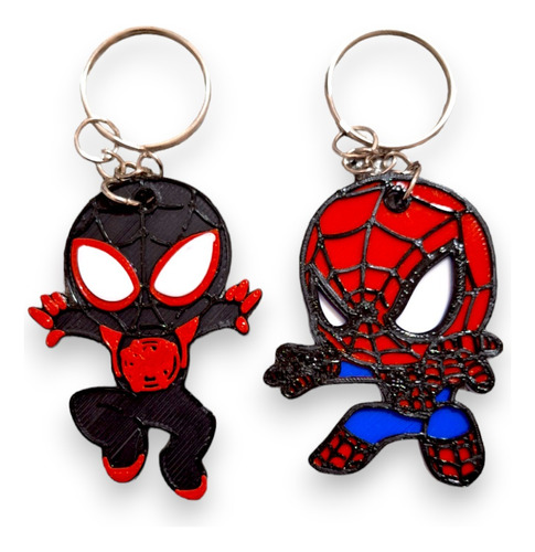 Spiderman El Hombre Araña Llaveros X10 Personalizados