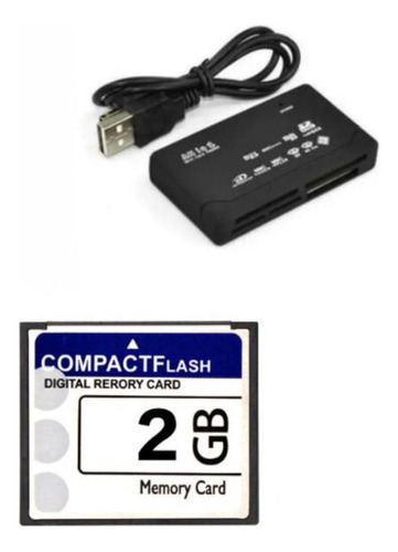 Leitor De Cartão De Memoria + Cartão De Memória ( 2gb )