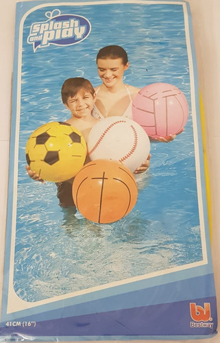 Imagen 1 de 5 de Pelota Inflable Bestway Sports - Muy Barata La Golosineria