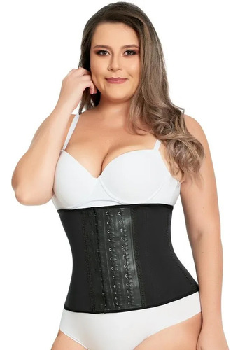 Faja Reductora Cinturilla De Látex Bella Michell 2026 Mujer Negro Ech