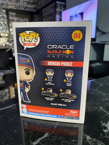 Sergio Perez 04 Funko Pop Oracle Racing Nuevo Original