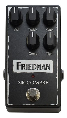 Compresor óptico Pedal Friedman Sir Compre y Overdrive Cor Preto