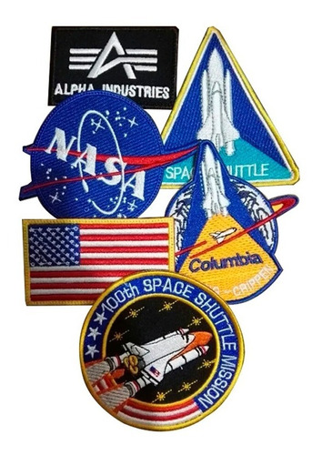 Nasa Alpha Apollo Transbordador Usa Bandera Shuttlespace