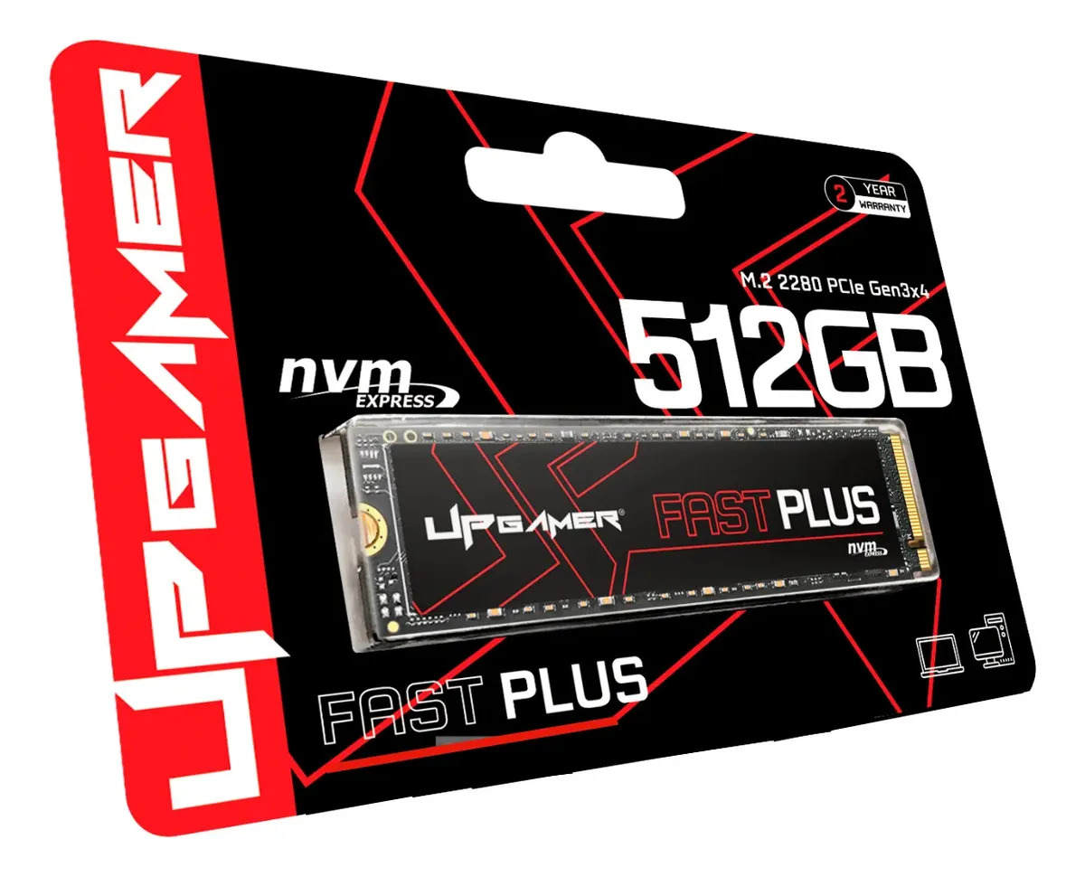SSD Up Gamer Up3000 512gb M.2 NVMe PCIe P/ Notebook e Pc — R$ 599,99 em Mercado Livre
