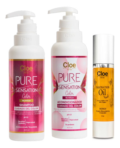 Shampoo Y Acondicionador Color Mas Oil Pearl Cloe Pack