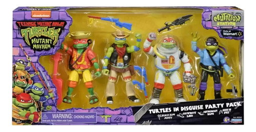 Tortugas Ninja In Disguise Party Pack Mutant Mayhem Tmnt