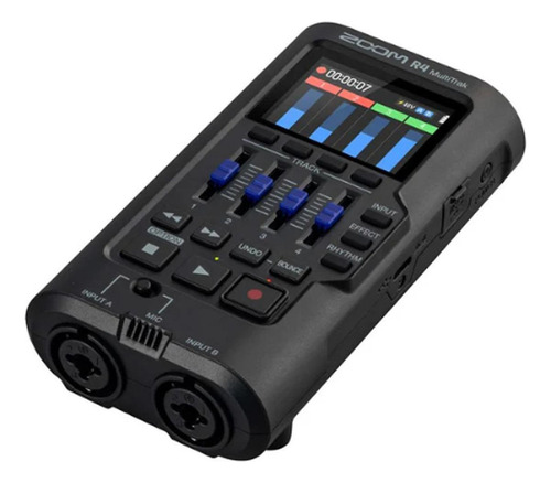 Zoom R4, gravador Multitrak de 32 bits para músicos, preto