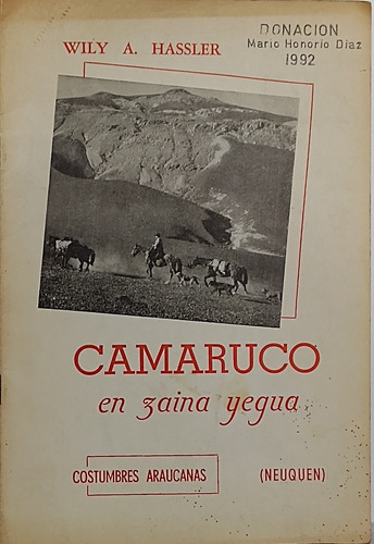 Camaruco En Zaina Yegua - Wily A. Hassler