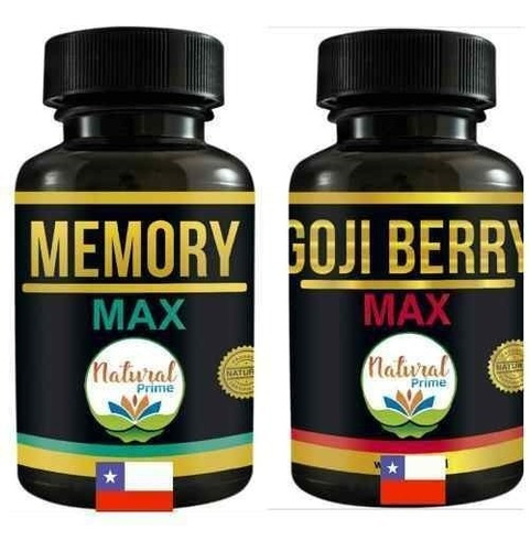 Pastillas Memoria Concentracion Memory Max + Goji Berry Max