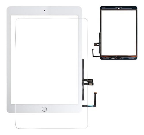 Cristal Tactil Touch Para iPad 6 2018 A1893 A1954 Blanco