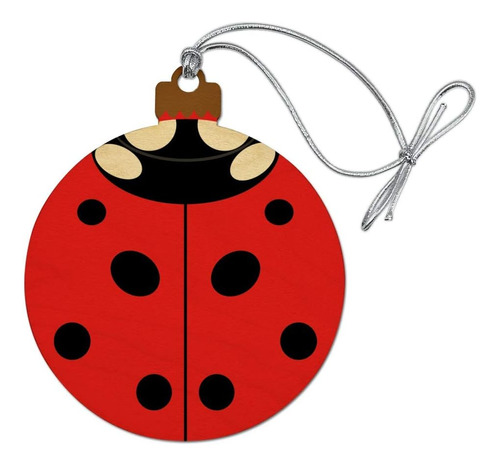 Graphics &amp; More Lady Bug Ladybug Insectos Madera Á...