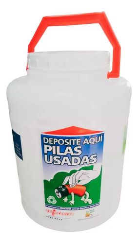 Contenedor De 5 Lt Para Pilas Ecovolta Ecologico