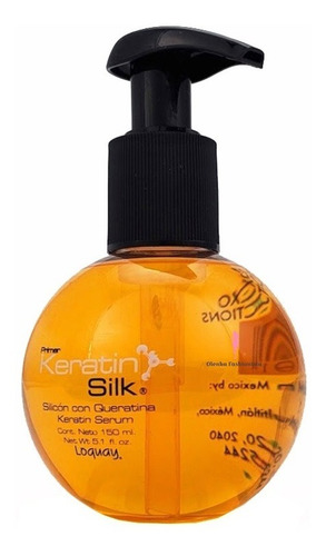 Loquay Primer Keratin Silk - Silicón Con Queratina Cabello