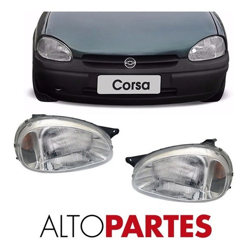 Optica Corsa Classic 94 95 96 97 98 99 Vidrio Rayado