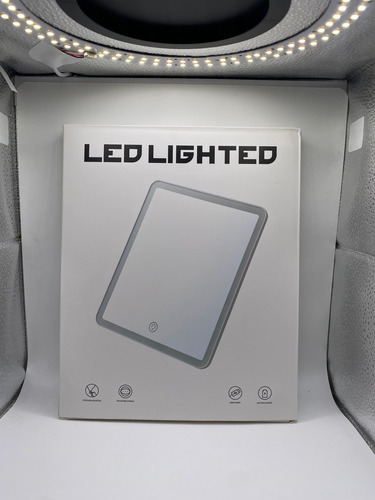 Espejo Maquillaje Led Táctil Usb Luz Fría, Neutra Y Cálida Blanco